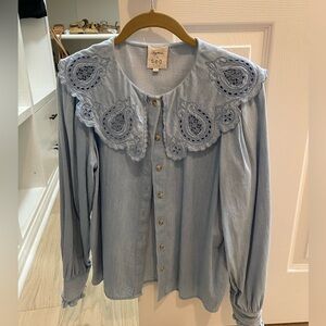 Sezane x Sea NY Chambray Button-Down